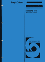 Bang & Olufsen - Beocord_2000-Service-Manual